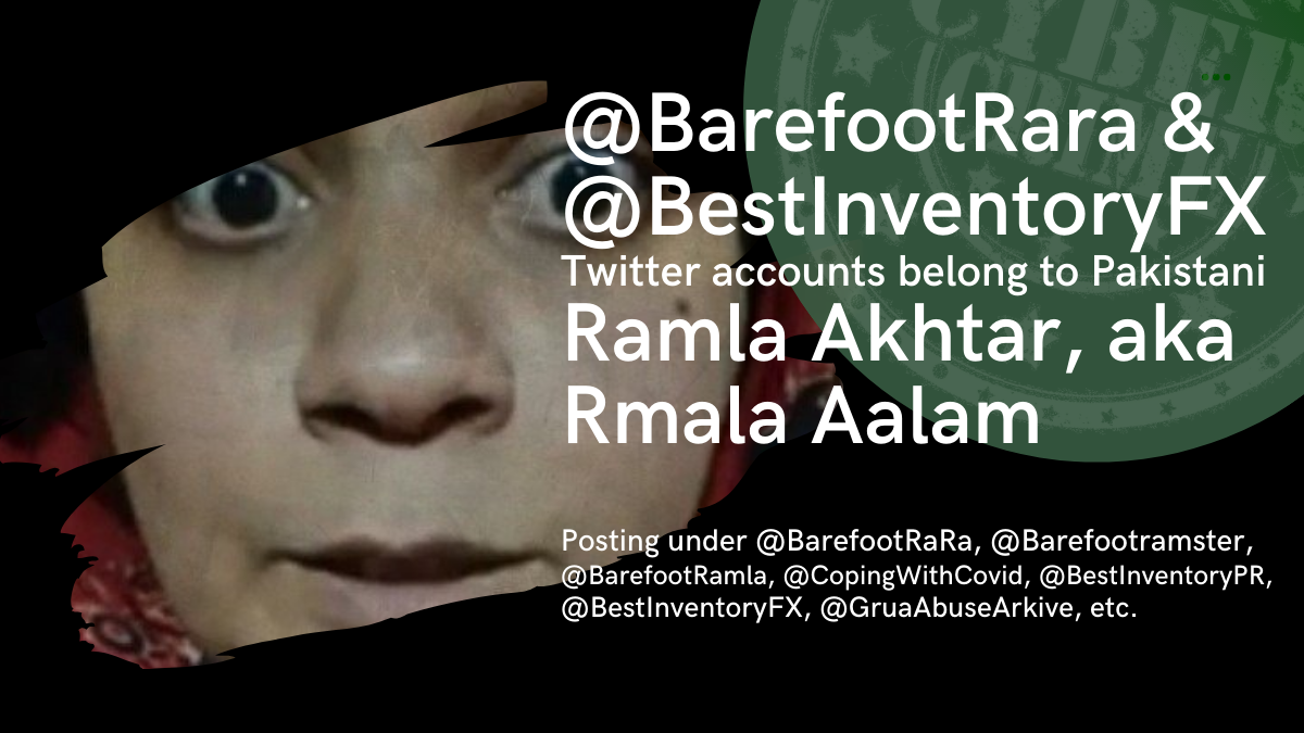 @BarefootRara, @BestInventoryFX,Ramla Aakhtar, Rmala Aalam, biography